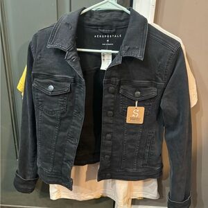 Aeropostale black denim jacket